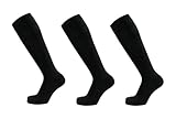 PFIFF Reitstrumpf 3er Set Reitsocken, Schwarz, Schwarz, Schwarz, 37-39