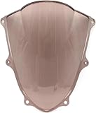 Windschutzscheibenabweiser Für GSX-R1000 2017 2018 Für GSXR1000 Für GSXR 1000 Für K17 Motorrad Windschutzscheibe(Braun)