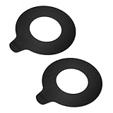 Milisten 2 Stück Teiliges Runde Gummischeiben für Baggerbolzen Verschleißfeste Dichtungsscheiben Vibrationsdämpfende Unterlegscheiben für Baggerarm Einfache Langlebiger Ersatz