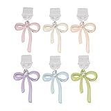 Staubkappe zum Aufladen von Staub - 3,8 x 2 cm Anti-Prua-Staub-Ladeanschluss | 6 Stück Per, Mehrzweck-Handyschmuck aus Zinklegierung, für Frauen und Männer