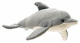 Uni-Toys - Großer Tümmler, Delfin - 28 cm (Länge) - Plüsch-Wal, Delphin - Plüschtier, Kuscheltier