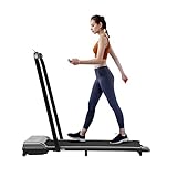 Laufband für Zuhause Klappbar Elektrisch Laufband Walking Pad mit LCD-Anzeige Fernbedienung 1-6km/h Laufband Under Desk Schreibtisch Treadmill für Zuhause und Büro (Grau)