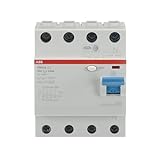 ABB F200 RCCB, 4-polig, 40A, 30mA Typ A CE 400V ac