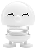 Hoptimist Bimble Wackelfigur & Glücksbringer, Skandinavische Deko Figuren für Wohnzimmer, Schreibtisch, Büro, Bürodeko & Lustige Kleine Geschenke, 4,5 x 5,8 x 6,6 cm, Small, Weiß