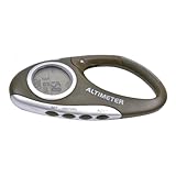 Digitales Höhenmesser-Barometer,Multifunktionaler digitaler Höhenmesser mit Barometer | Wanderzubehör Karabiner Höhenmesser für Escarps Bluffs Mountains Erwachsene, Mit historischen Höhen- und Luftdru