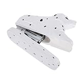 Gadpiparty Mini Tacker Holz Feuerflamingo Desktop Hefter Tragbares Schreibtischaccessoire für Kreative Büro und Schulorganisation mit Einzigartigem Design