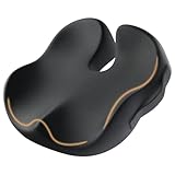 ProtoArc Sitzkissen Bürostuhl Ergonomisches, Sitzkissen Orthopädisch Entlastung Steißbein, Ischias, Hüfte, Memory Foam Kissen für Rollstuhl, Auto, Flugzeug, Ganztägiger Komfort Steissbeinkissen
