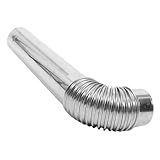 POPETPOP Heizungskessel-rauchrohr-Set Edelstahl-kaminschlauch Für Herd 2-teilig Rauchrohr Küchenkaminschlauch