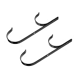 CLISPEED 2 STÜCK Teiliges Poolstangen Halterungsset aus Robustem Aluminium Verstellbare Schwimmbad Haken zur Befestigung von Teleskopstangen Schläuchen und Netzbürsten für Effiziente