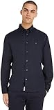 Tommy Hilfiger CORE FLEX POPLIN RF SHIRT Freizeithemden Herren, Blau (Desert Sky), XXL