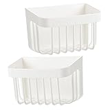 Ciieeo 2St Aufbewahrungskorb für das Badezimmer Spülbecken- Badezimmer-Organizer und Aufbewahrung wall mounted storage rack wandmontiertes aufbewahrungsregal Aufbewahrungskörbe Wandregal