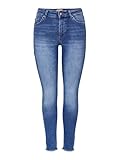 ONLY Female Skinny Jeans ONLBLUSH Mittlere Taille Skinny Fit Jeans