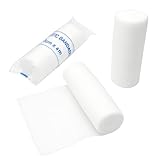 Mullbinden 12 Stück à 10cm x 4,5m | Medizinische PBT Bandagen - Fixierbinden (12er Set)