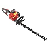 Benzin Heckenschere 22.5 cc 2-Takt Einzylinder Motor Trimmer 0.65KW Kraftstoffmischrate 25:1 Motorheckenschere Hecken Gartenschere Klingenlänge 56cm Strauchschere Gartengeräte