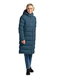 Jack Wolfskin Damen Frozen Palace Coat W Rds Mantel, Aluminium Blue, M EU
