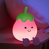 AQXONG Nachtlicht für Kinder aus Silikon, Tragbares Nachtlicht, Nachtlicht für Kinder mit Touch Dimmfunktion, USB Aufladbares Nachtlicht, Geeignet für Kinderzimmer, Wohnzimmer und Schlafzimmer