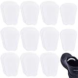 PH PandaHall 12 Paare Selbstklebende Filz Zungenpolster Weiße Weiche Kissen Einlagen für Schuhe Rutschfeste Zungen Griffe Fußgesundheit Unterstützung Fersen Griffe Schuh Zungenpolster