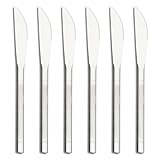 VANRA Kleines Dessertmesser-Set aus Edelstahl, für Kinder, Essmesser, Vorspeisen, Obst, Snacks, Serviermesser, Mini-Besteck-Set, Besteck-Set, Besteck, 14,5 cm