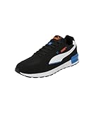 PUMA Unisex Graviton Turnschuhe, Puma Black Puma White Puma Team Royal Rickie Orange, 43 EU