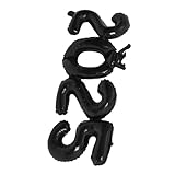 GLEAVI 40 2025 alles zum geburtstag luftballons Ballondekorationen Ballongirlanden-Kit für das neue Jahr Partyballons Dekorationen Luftballons mit Geburtstagszahlen PVC Schwarz