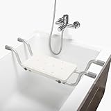 Badewannensitz, Hängender Badesitz, Badewannensitz Senioren, Ausziehbare rutschfeste 72.5-83.5cm Badewannenbretter, Passend für ältere und Behinderte Menschen Verletzte Duschbank