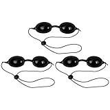 YNR 3 Stück Solarium Brille UV Solarium Schutzbrille Solariumbrille Sonnenschutz Brille für Solarium & Rotlichtlampen,Wiederverwendbar,Schwarz