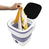 Portable Mini Waschmaschine mit Schleuder Blaulichtfunktion 12L Mini Washing Machine Faltbare Kleine Waschmaschine Mobile Waschmaschine Geeignet Waschen Kleinerer Kleidungsstücke