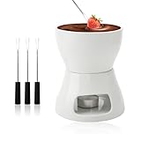 BRISKORE Schokoladen-Fondue-Set Schokoladenfondue Schoko- und Käsefonude Käse- Schokofondue