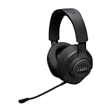 JBL Quantum 360 Kabellose Over-Ear Gaming-Kopfhörer mit 2,4 GHz/Bluetooth Dual Wireless-Verbindung, 22-Stunden-Akku, Multi-Plattform-Kompatibilität, abnehmbarem Mikrofon mit Stummschaltung, Schwarz