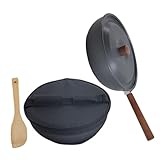 Toddmomy 1 Satz Campingpfanne Kochtopf Mini-pfanne Outdoor-picknick-kochgeschirr Campingtöpfe Zum Kochen Tragbares Campingkochgeschirr Auflauftopf Campingtopf Black Aluminiumlegierung