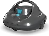 TALOSBO Pleco Se Poolsauger Roboter 130 Mins Reinigung, Poolroboter Akku mit 2.5h Aufladen, Selbstparkend, Automatische Poolreiniger für Oberirdische Pool bis zu 80 m²