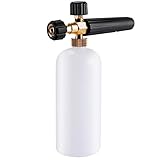 Stone Banks Schneeschaumlanze für geeignet für die Kärcher HD-Serie mit M22-Anschluss, Verstellbarer Schaumdüse und 1L Seifenspender, alte Version