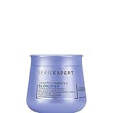 L'Oréal Professionnel Paris Serie Expert Blondifier Maske, schützende Haarkur für blondes & naturblondes Haar, verleiht Glanz, nährende Haarpflege mit Açaibeeren, Intensivkur, 250 ml, Geruchlos