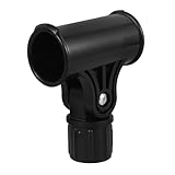 SEWACC Ersatzteil Sonnenschirm Lenkhalterung Schwarz Drehbare Halterung für Outdoor Patio Sonnenschirm Kompatibel Einfache Befestigung für Garten Terrasse Balkon