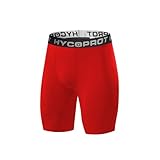 HYCOPRTO Men's Compression Shorts, Quick-Drying Baselayer Underwear, Short Running Underwear, Breathable Tights, Functional Underwear, Football Cycling Shorts