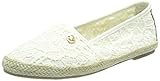 Tom Tailor Damen 5392013 Flacher Slipper, Cream, 43 EU