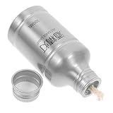 CORHAD Tragbarer Alkoholheizer Alkohollampe für Camping Outdoor Aktivitäten und Laboranwendungen Ultraleicht und Platzsparend Silberfarben