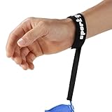 2stk Elastische Handgelenkbänder für Ski und Snowboardhandschuhe, Sicherheitsband für Sporthandschuhe Verstellbare Skihandschuhleine für Damen Herren Hängehandschuhe Outdoor (Schwarz)