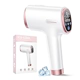 IPL Geräte Haarentfernung mit Kühlfunktion, Max 21J Laser-Haarentfernung mit LCD-Touchscreen, HR/SC/RA-Funktionen, 9 Energiestufen, 600NM Rote Lichtwelle, für Gesich Bikini Beine Achseln Damen Herren