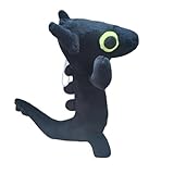 VENOAL Toothless Dancing Soft Animals Plushies 25cm Puppe Anime Game Room Kissen Schwarz