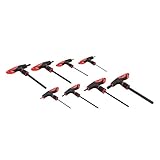 Amazon Basics Innensechskantschlüssel-Set, mit T-Griff, 8 Teile, 2 -10 mm