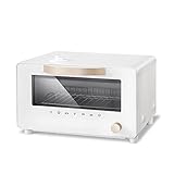 SDGBCXD Kleiner Backofen, 10L Multifunktions-Elektro-Dampfbackofen, Touchscreen-Tischbackofen, Konvektion, Mini-Backofen