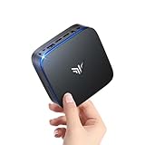 NiPoGi AK1PLUS Mini PC Ιntel Alder Lake-Ν N95(bis zu 3,4 GHz) 8GB DDR4 256GB SSD,Micro PC, 2,5-Zoll-SSD/Gigabit Ethernet/2.4+5G WiFi/BT4.2/4K@60Hz UHD Dual Display Mini Computer Büro/Schule