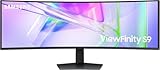 Samsung ViewFinity S95UC Curved Monitor, 49 Zoll, Bildschirm mit VA-Panel, 5.120 x 1.440 Pixel, 1.000R Radius, VESA DisplayHDR 400, KVM-Switch, Bildwiederholrate 120 Hz, Reaktionszeit 5 ms (G/G)