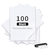 Thermopapier A4, 100 Blatt Thermodrucker Papier Druckerpapier Schnelltrocknendes Thermopapier Kompatibel mit A4 Thermodruckern für Datei Dokumenten Fotos