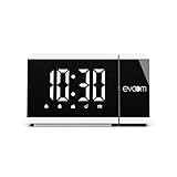 Evoom Overhead Projektor Wecker Schwarz Normal