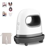 Mini Heizpresse Grau, Plotter Maschine Transferpresse mit Isoliertem Sicherheitssockel, Bügelpresse für T-Shirts, Schuhe, DIY, Kleine HTV-Vinylprojekte