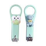 BIRLOZA 2 Stück Nagelzwicker Set Nagelknipser Gerade,Knipser für Fingernägel,Nagelknipser Scharf,Nails Cutter für Frauen, Mädchen und Kinder