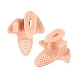 2 Stück atmungsaktive Ballenzeh-Korrektur-Zehenspreizer mit Polsterung für Komfort und Entlastung, bequemer täglicher Gebrauch, Zehenspreizer