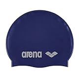 ARENA Unisex – Erwachsene Classic Silicone Badekappe, Denim-Silver (71), NS EU